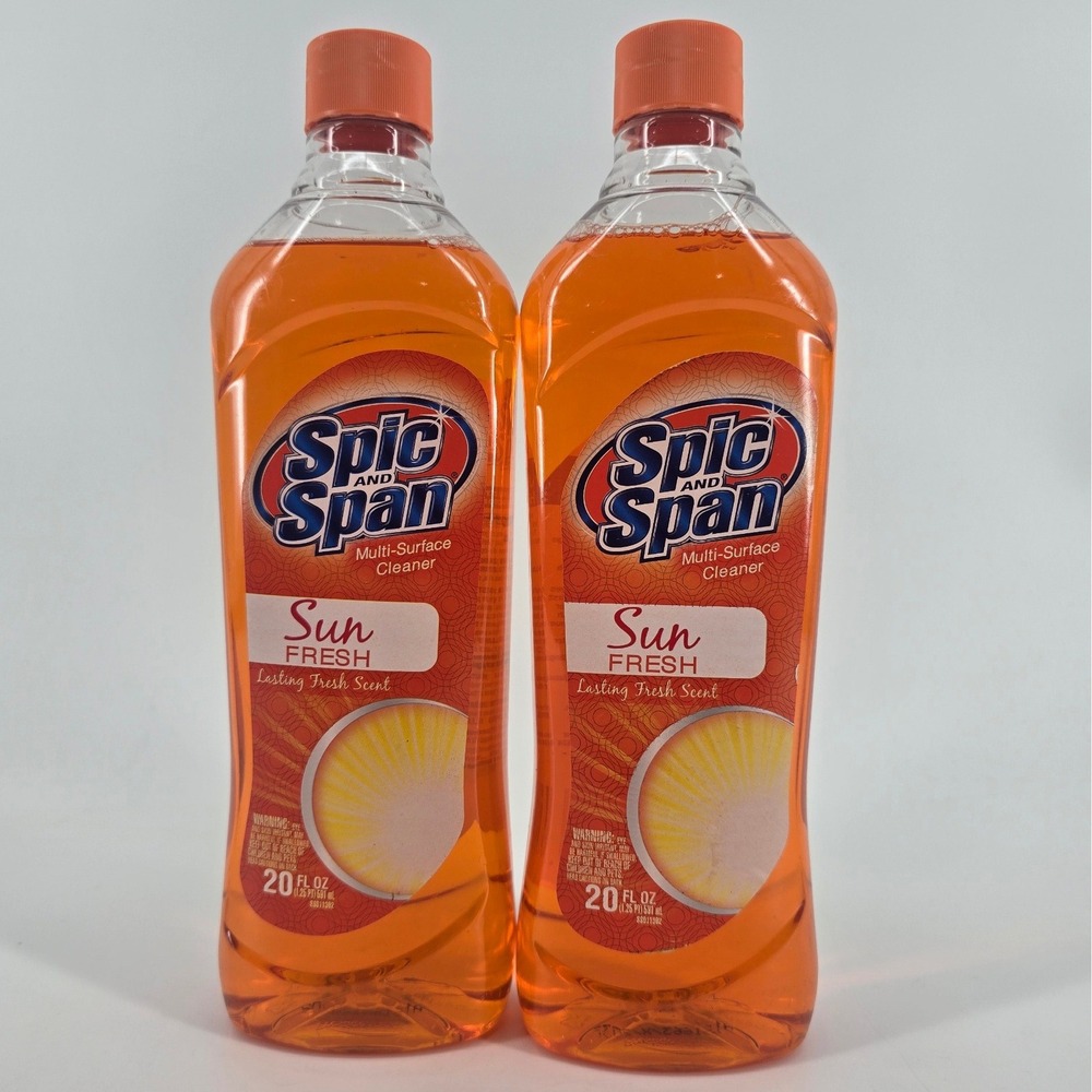 Spic and Span Sun Fresh Multi-Surface Cleaner 2-Pack 20 fl oz Orange 2015